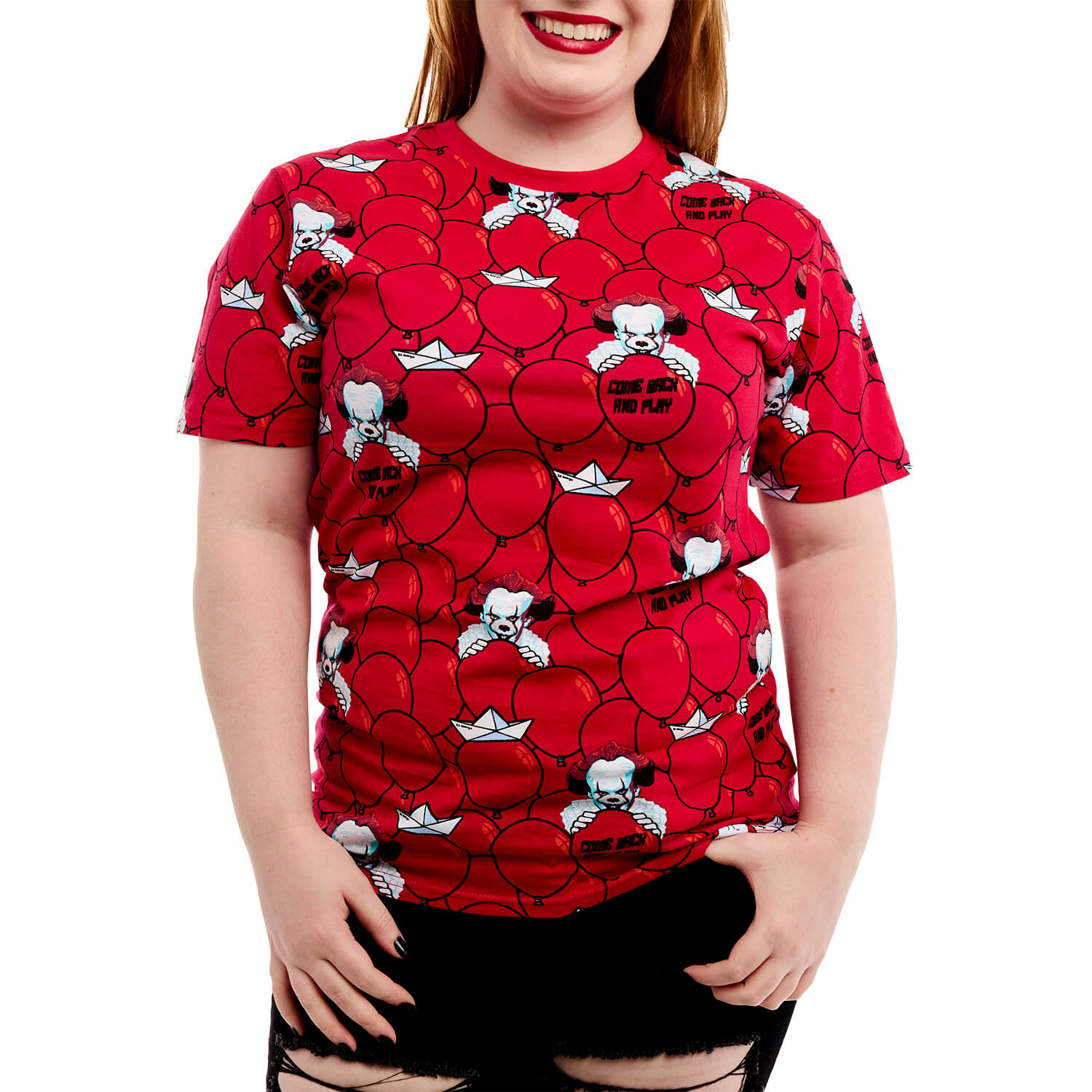 Buy It Pennywise Red Balloon Unisex Tee At Loungefly