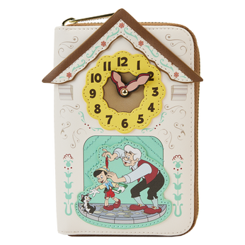 WonderCon Exclusive - Pinocchio Cuckoo Clock Zip Around Wallet, Image 1