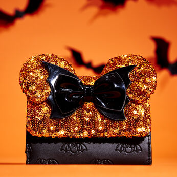 Minnie Mouse Exclusive Halloween Sequin Flap Wallet, Image 2