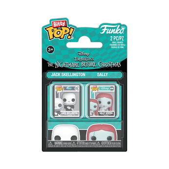 Bitty Pop! Jack Skellington & Sally Sewing 2-Pack, Image 1