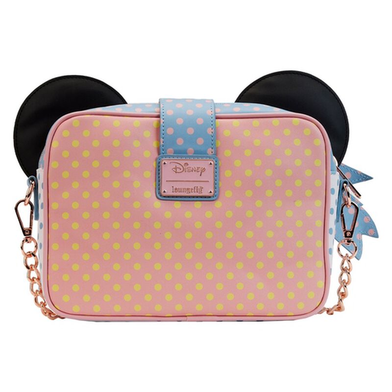 Minnie Mouse Pastel Polka Dot Crossbody Bag, , hi-res image number 5