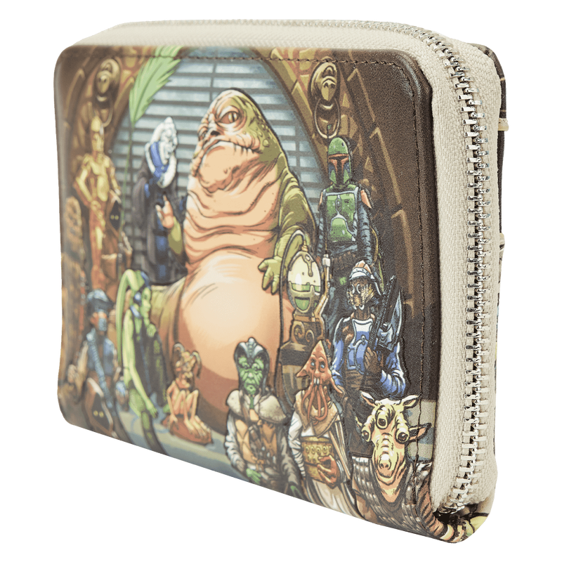 Star Wars: Return Of The Jedi Jabba’s Palace Zip Around Wallet, , hi-res view 3