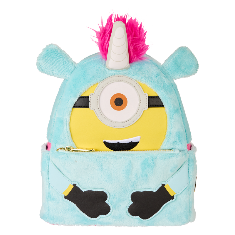 Minions Fluffy Unicorn Exclusive Costume Plush Mini Backpack, , hi-res view 1