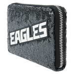 NFL Philadelphia Eagles Sequin Zip Around Wallet, , hi-res view 2