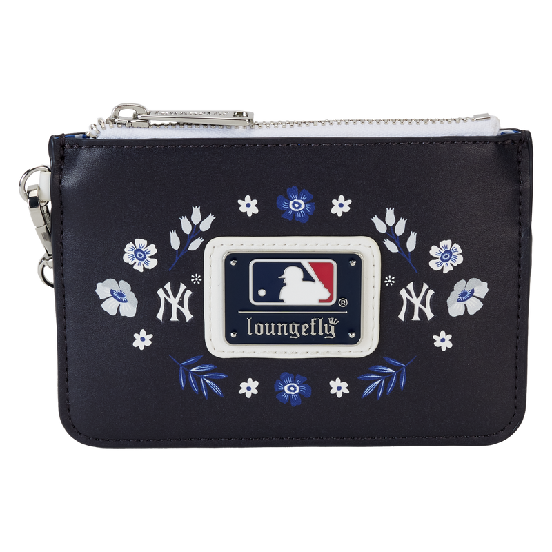 MLB New York Yankees Floral Card Holder Wristlet Clutch, , hi-res view 5