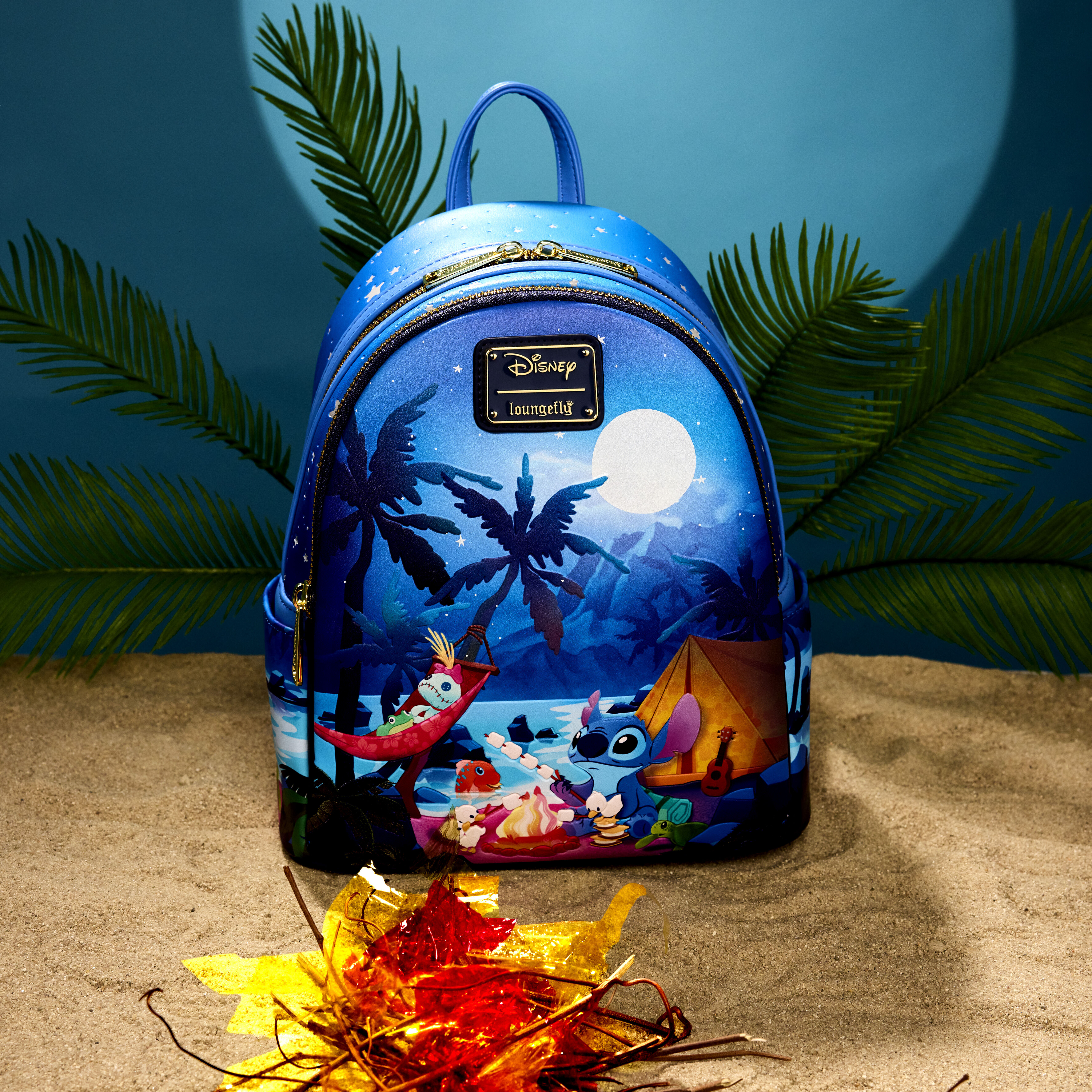 Disney loungefly stitch backpack sale