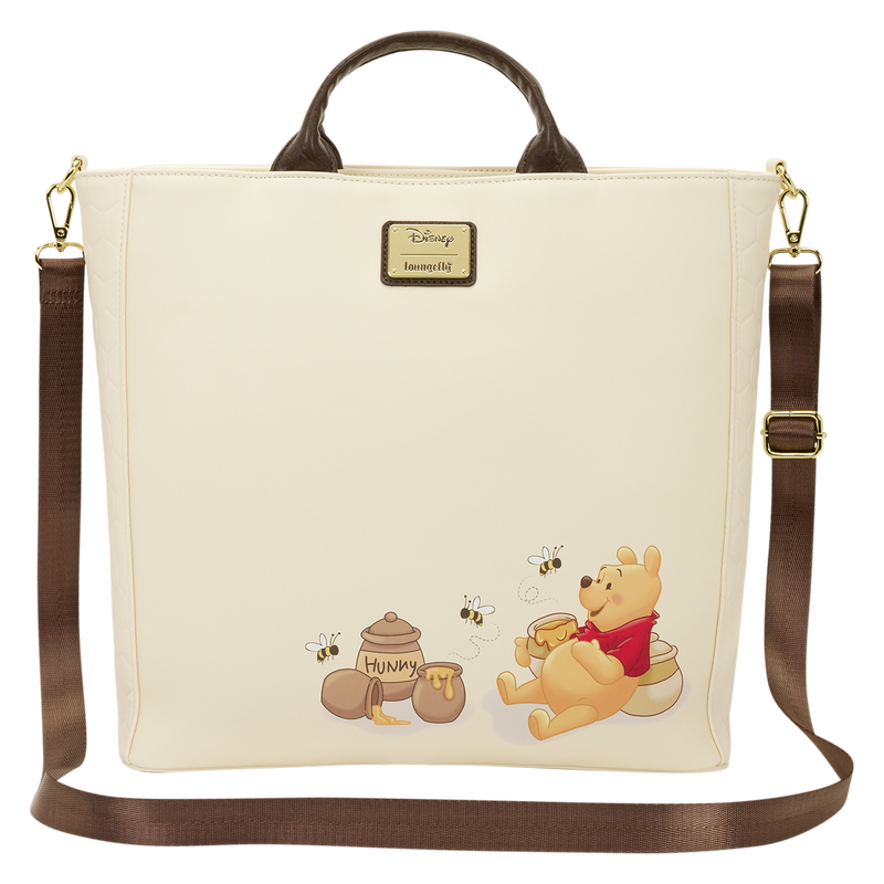 Winnie the Pooh Hundred Acre Wood Tote Pin Trader Crossbody Bag, , hi-res view 5