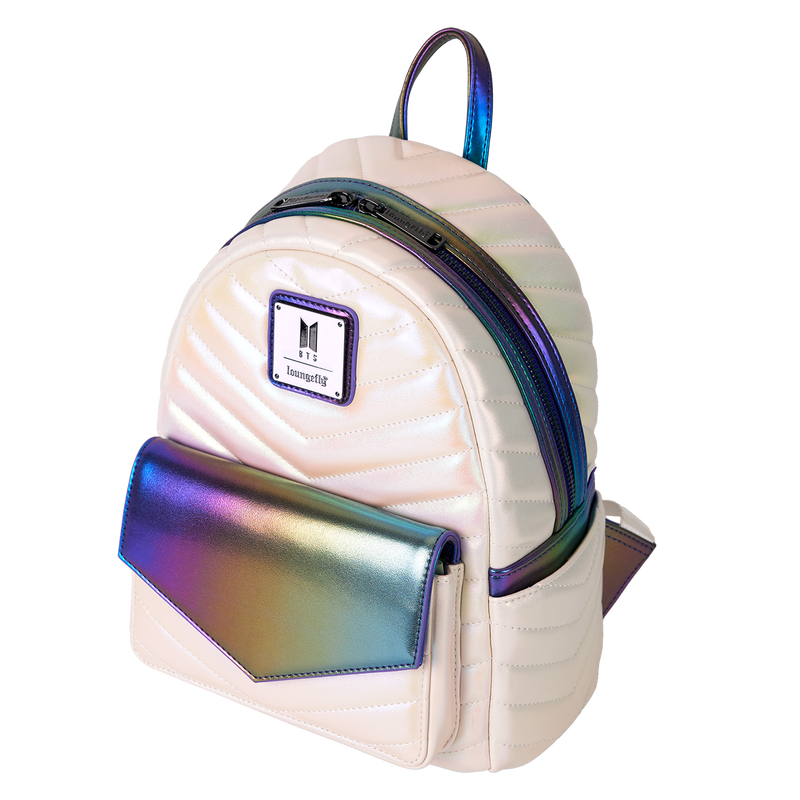 Funko Pop! By Loungefly BTS Iridescent Quilted Mini Backpack, , hi-res view 4
