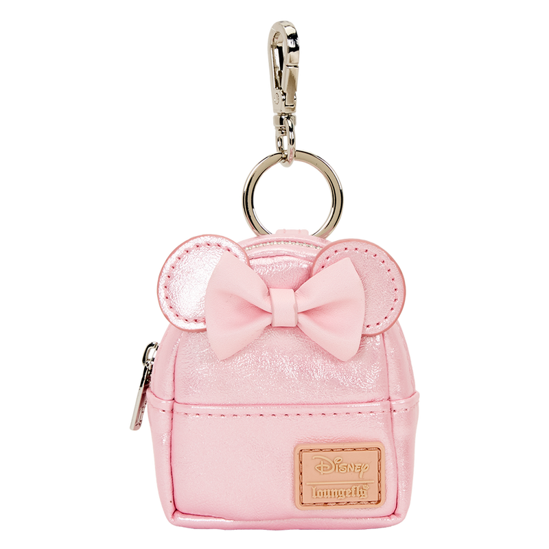 Minnie Mouse Glitter Mystery Mini Backpack Keychain Charm, , hi-res view 7