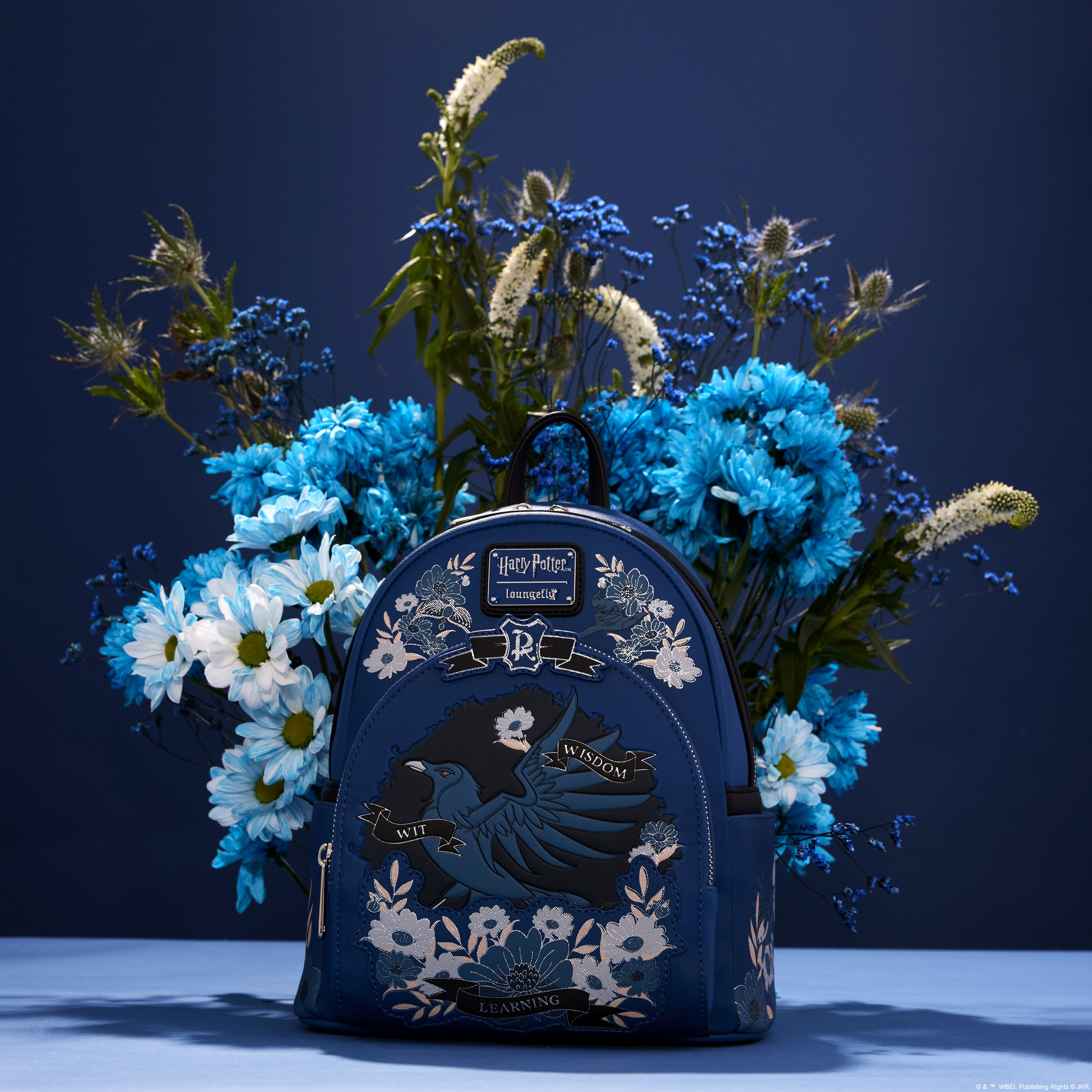 Buy Harry Potter Ravenclaw House Floral Tattoo Mini Backpack at
