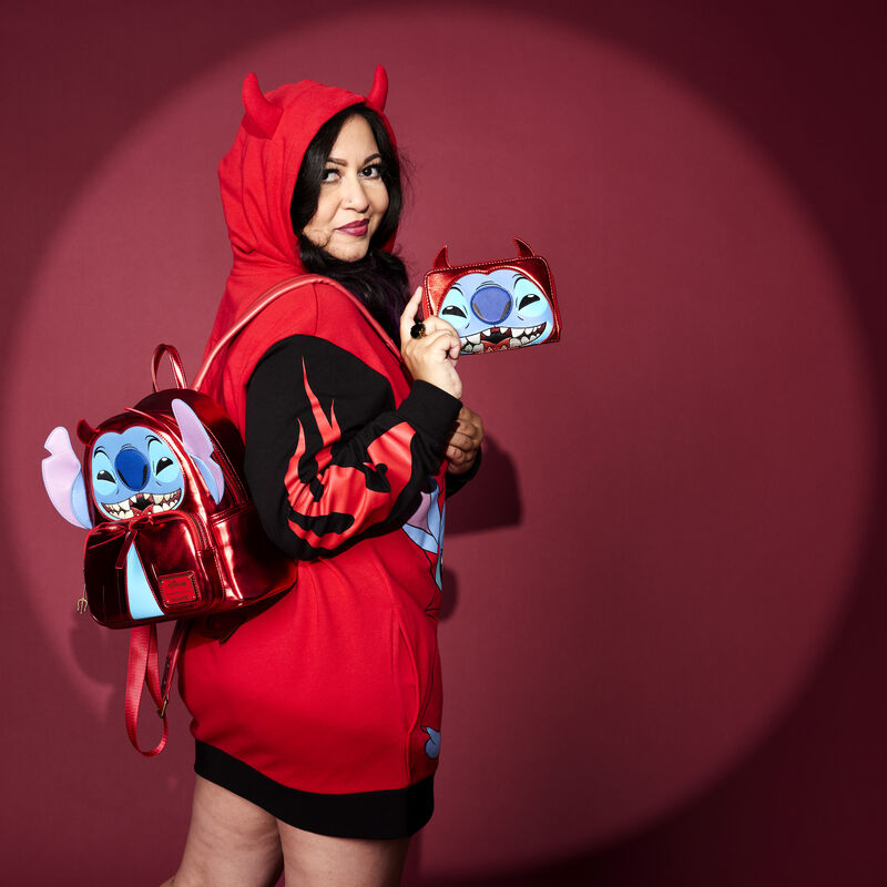 Stitch Devil Cosplay Mini Backpack, , hi-res view 2