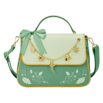 Peter Pan Tinker Bell Holiday Sequin Crossbody Bag With Charms image