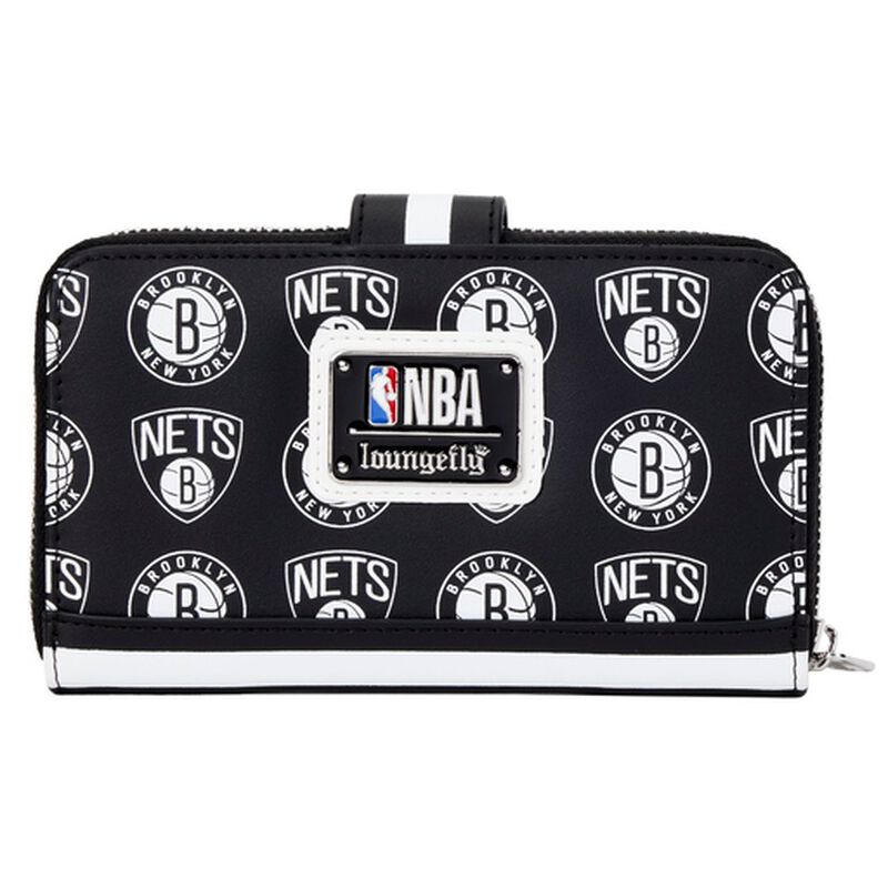 NBA Brooklyn Nets Logo Zip Around Wallet, , hi-res view 4