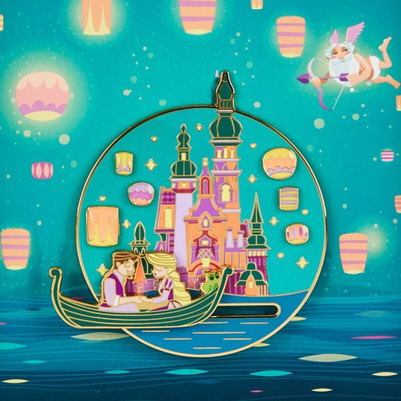 Tangled Rapunzel Castle Sliding Pin, , hi-res view 3