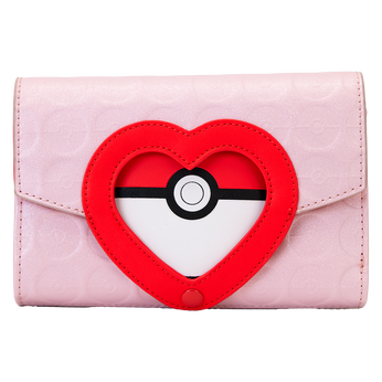 Pokémon Exclusive I Choose You Hearts Flap Zip Around Wallet, Image 1