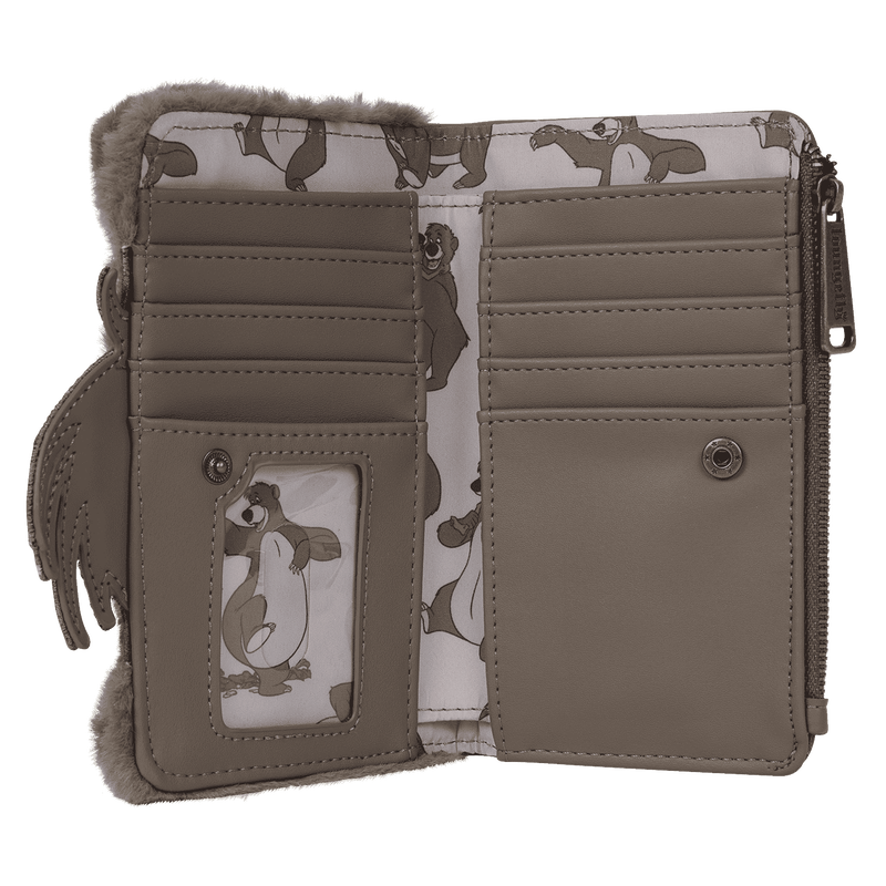 The Jungle Book Exclusive Baloo Plush Cosplay Flap Wallet, , hi-res view 4