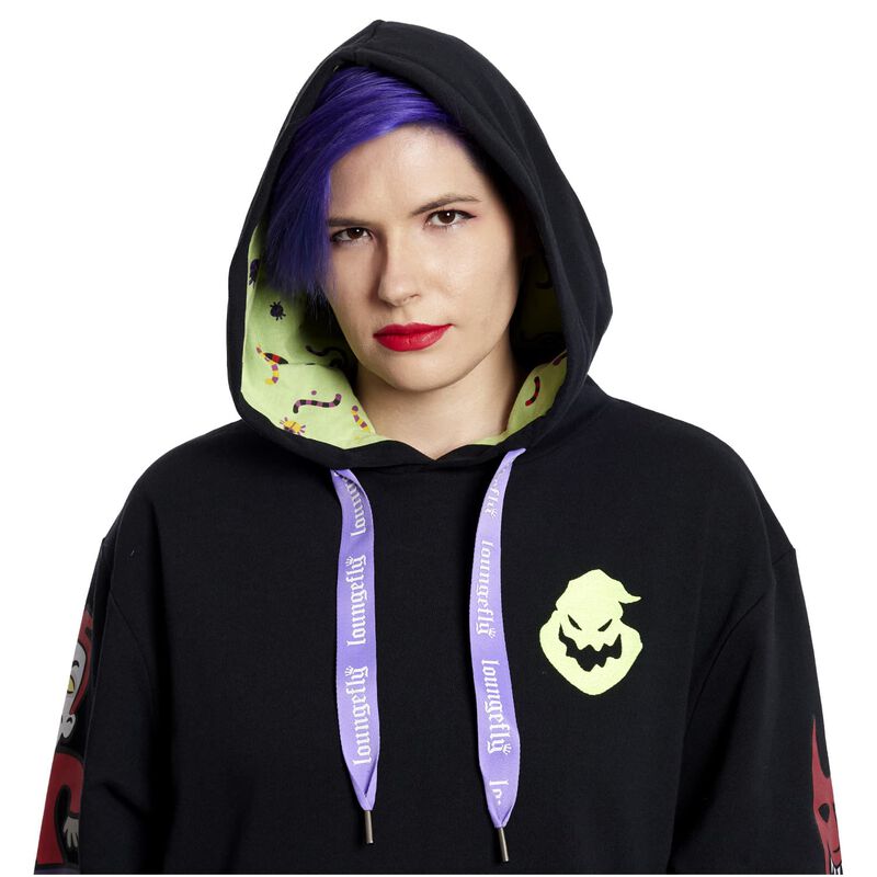 The Nightmare Before Christmas Lock, Shock, and Barrel Glow Unisex Hoodie