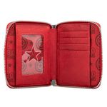 Marvel Captain America 80th Anniversary Floral Shield Zip Around Wallet, , hi-res image number 3