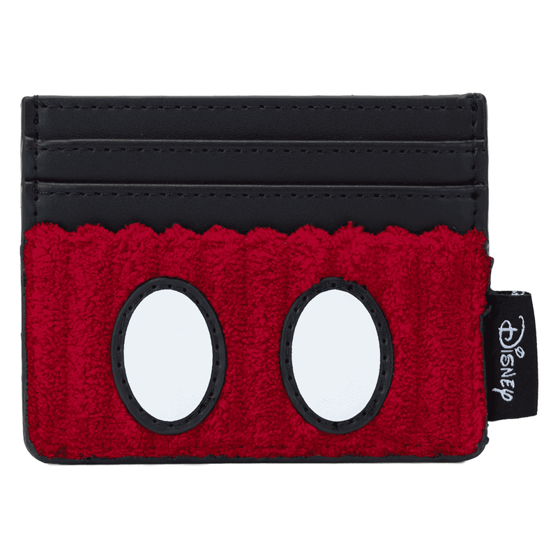 Mickey Mouse Exclusive Plush Corduroy Cosplay Card Holder, , hi-res view 1
