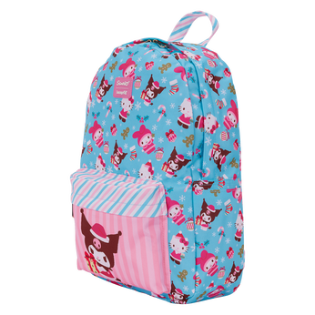 Sanrio Kuromi Holiday All-Over Print Full-Size Backpack, , hi-res view 2