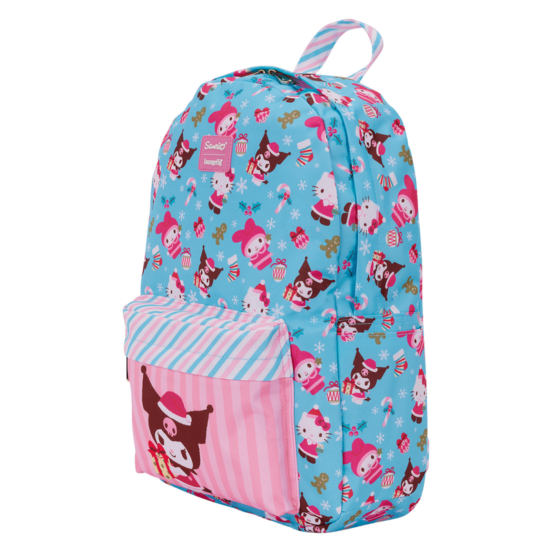 Sanrio Kuromi Holiday All-Over Print Full-Size Backpack, , hi-res view 2