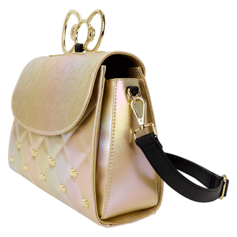 Sanrio 50th Anniversary Hello Kitty Metallic Gold Crossbody Bag, Image 2