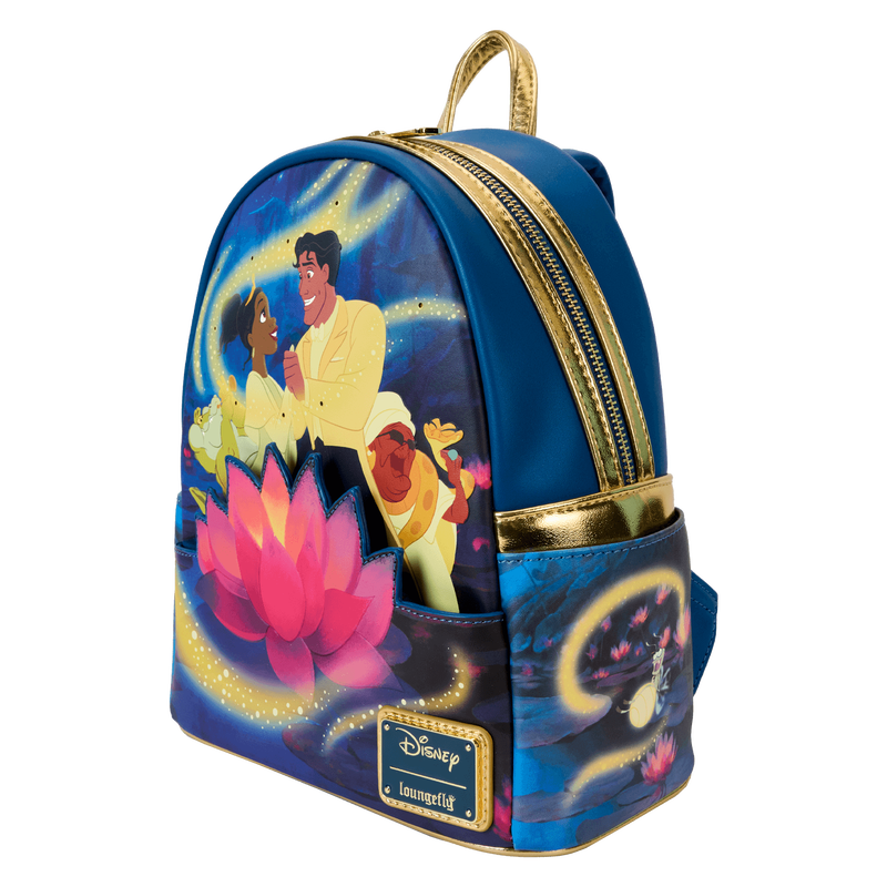 The Princess And The Frog 15th Anniversary Tiana & Naveen Glow Mini Backpack, , hi-res view 5
