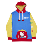 Sanrio Hello Kitty 50th Anniversary Color Block Unisex Hoodie, , hi-res view 1