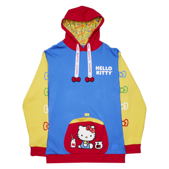 Sanrio Hello Kitty 50th Anniversary Color Block Unisex Hoodie, Image 1