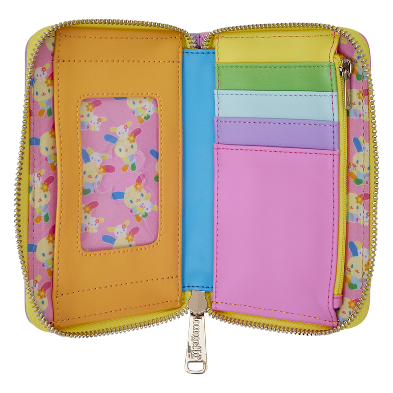 Sanrio Exclusive U*SA*HA*NA Color Block Zip Around Wallet, , hi-res view 6