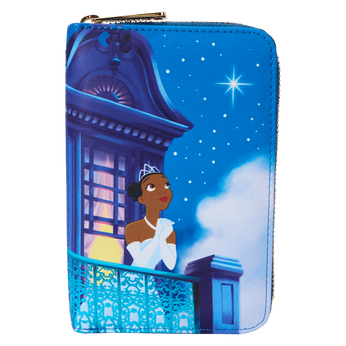 The Princess And The Frog 15th Anniversary Evening Star Glow Zip Around Wallet, Image 1