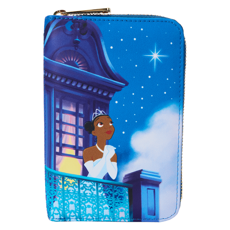The Princess And The Frog 15th Anniversary Evening Star Glow Zip Around Wallet, , hi-res view 1