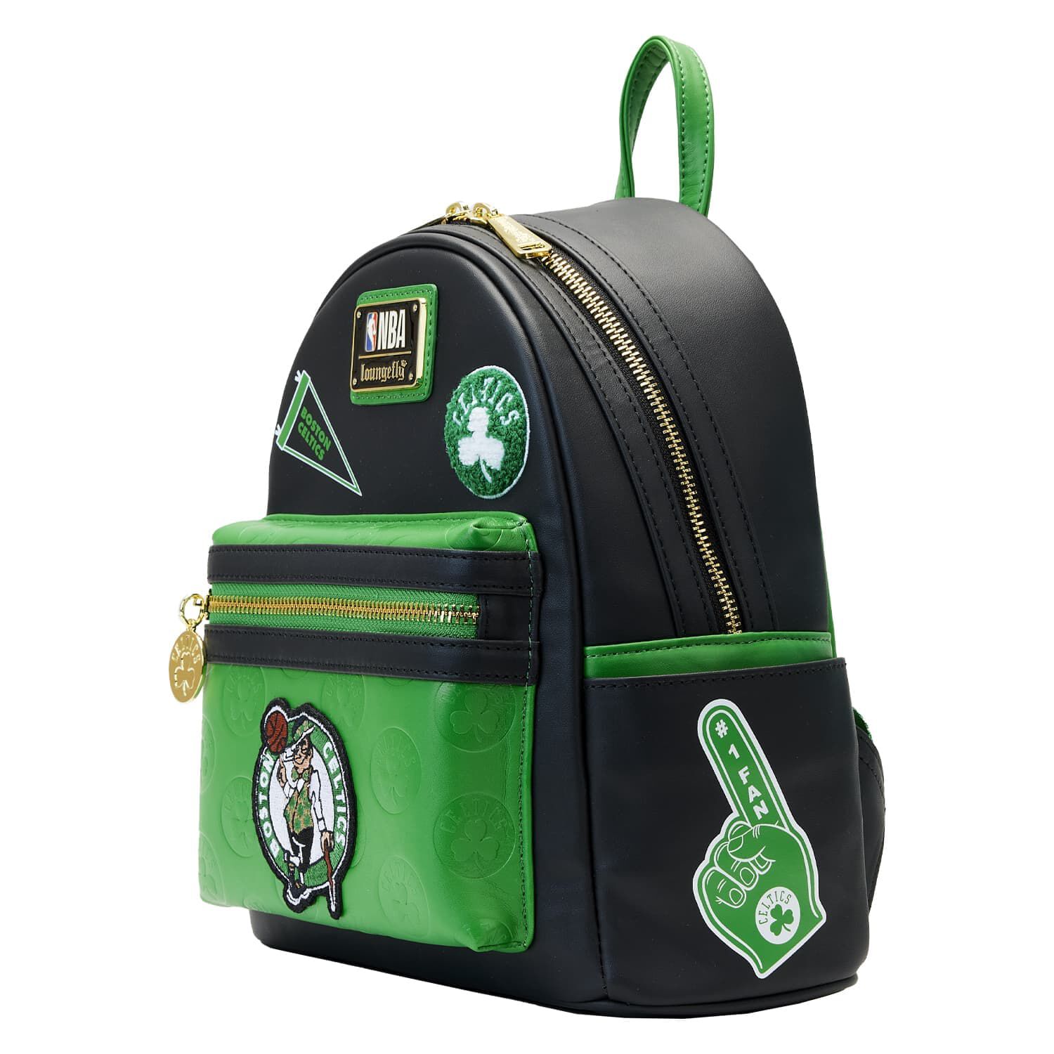 【Lounge Fly】NBA Brooklyn Nets Patch Icons Mini Backpack NBA Brooklyn Nets Patch Icons Mini Backpack | Loungefly