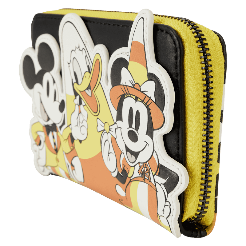 Mickey & Friends Candy Corn Zip Around Wallet, , hi-res view 3