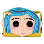 Coraline 15th Anniversary Laika Doll Metallic Cosplay Zip Around Wallet, , hi-res view 1