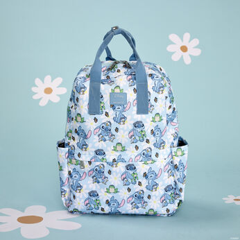 Stitch Springtime Daisy All-Over Print Nylon Full-Size Backpack, Image 2