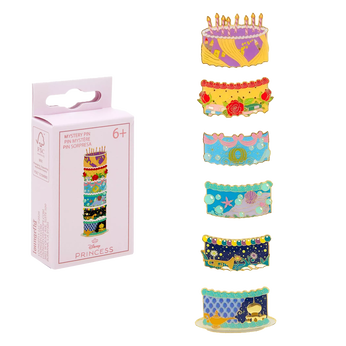 Disney Princess Cake Puzzle Mystery Box Enamel Pin, Image 1