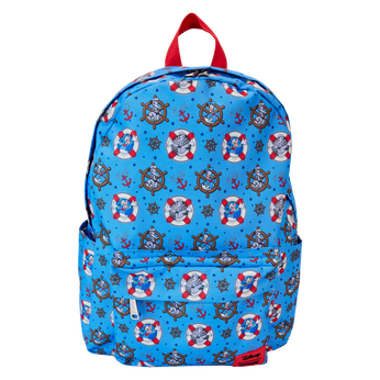 Donald Duck 90th Anniversary All-Over Print Nylon Full-Size Backpack, Image 1