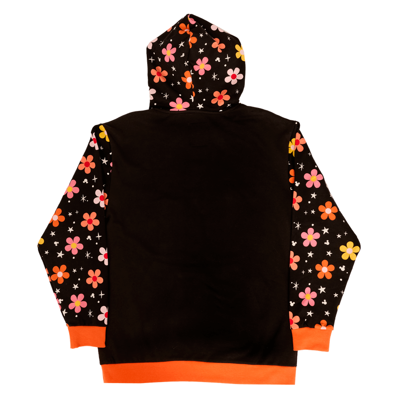 Mickey & Minnie Floral Ghost Glow Unisex Hoodie, , hi-res view 7