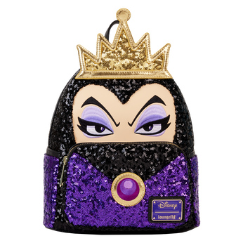Snow White Evil Queen Exclusive Sequin Cosplay Mini Backpack, Image 1