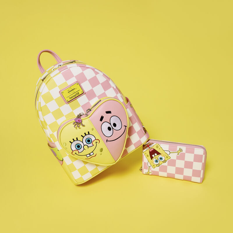 SpongeBob SquarePants & Patrick Star Checkered Mini Backpack  display picture 2