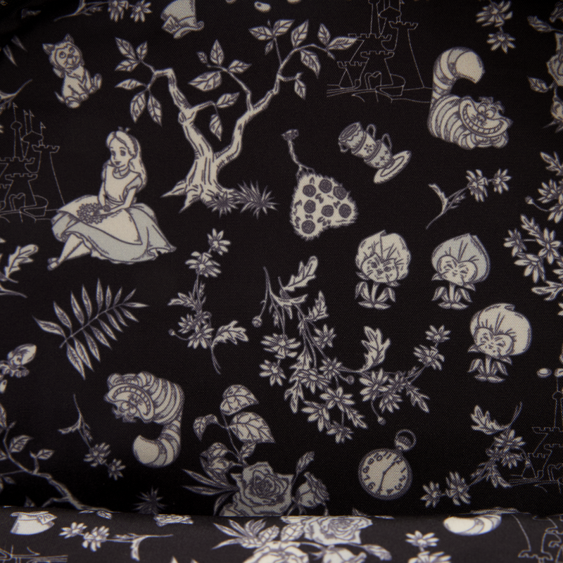Alice in Wonderland Floral Mini Backpack, , hi-res view 7