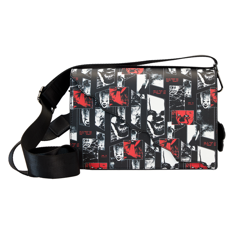 I Heart Horror It Pennywise Glow Crossbody Bag, , hi-res view 1