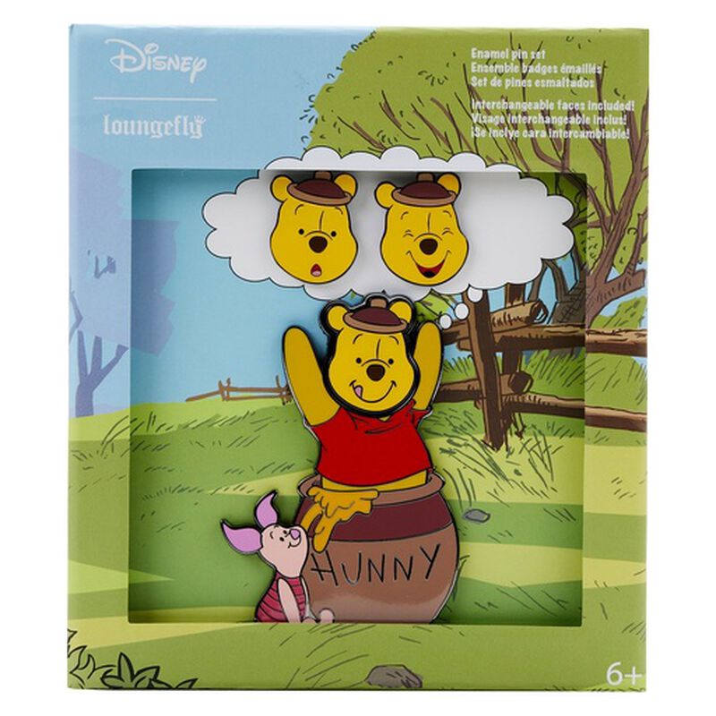 Winnie the Pooh Mixed Emotions Pin Set, , hi-res image number 1