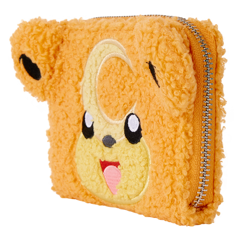 Pokémon Teddiursa Limited Edition Sherpa Cosplay Zip Around Wallet, , hi-res view 3