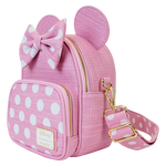 Minnie Mouse Woven Texture Convertible Mini Backpack & Crossbody Bag, , hi-res view 5