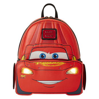 Cars 20th Anniversary Lightning McQueen Cosplay Light-Up Lenticular Mini Backpack, , hi-res view 1