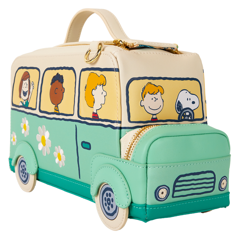 Peanuts Gang Road Trip Bus Light Up Figural Crossbody Bag, , hi-res view 6