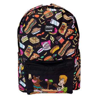 Scooby-Doo Snacks All-Over Print Nylon Full-Size Backpack, Image 1