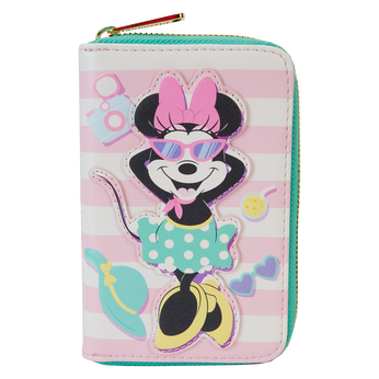 Minnie Mouse Vacation Style Poolside Zip Around Wallet, Image 1